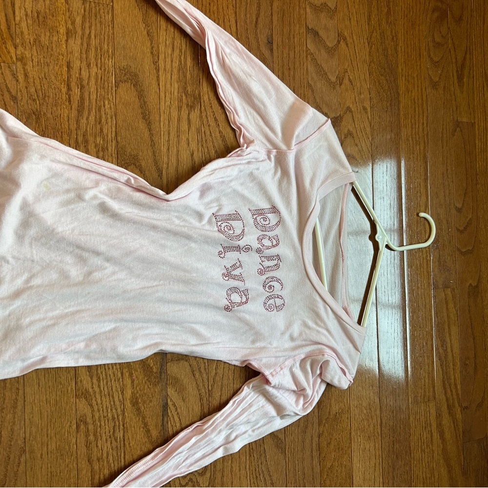 Pink Dance Diva Long Sleeve Top